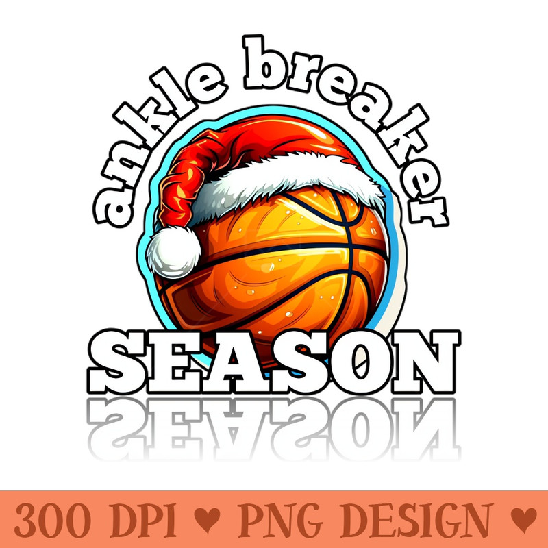 Ankle Breaker Basketball Christmas - PNG Design Downloads - Unique
