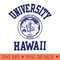 80s Vintage university Hawaii apparel - PNG Download - Variety