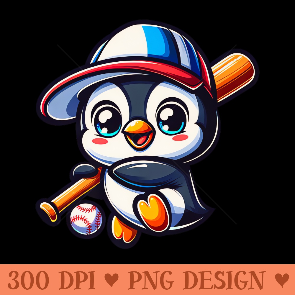Baseball penguin - PNG Clipart - Convenience