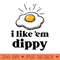 Dippy Eggs Pittsburghese - Digital PNG Art - Unique