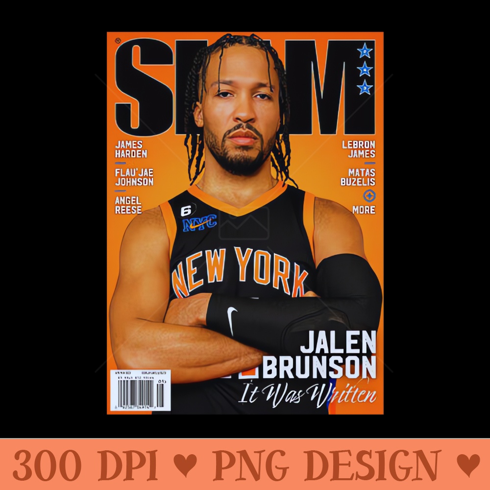 Jalen Brunson bang 3 - Instant PNG Download - High Quality 300 DPI