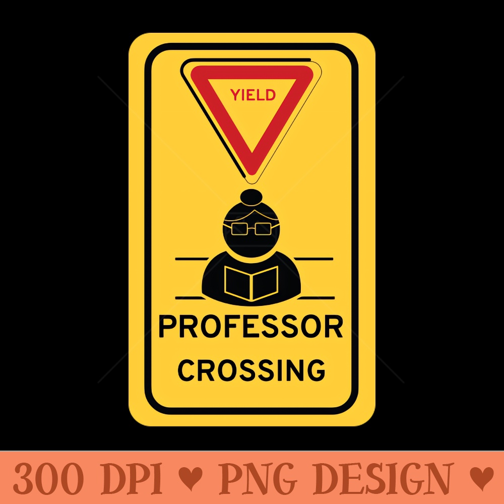 Professor Crossing - Premium PNG Downloads - Professional Design