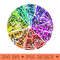 School Supply Color Wheel - Digital PNG Art - High Quality 300 DPI