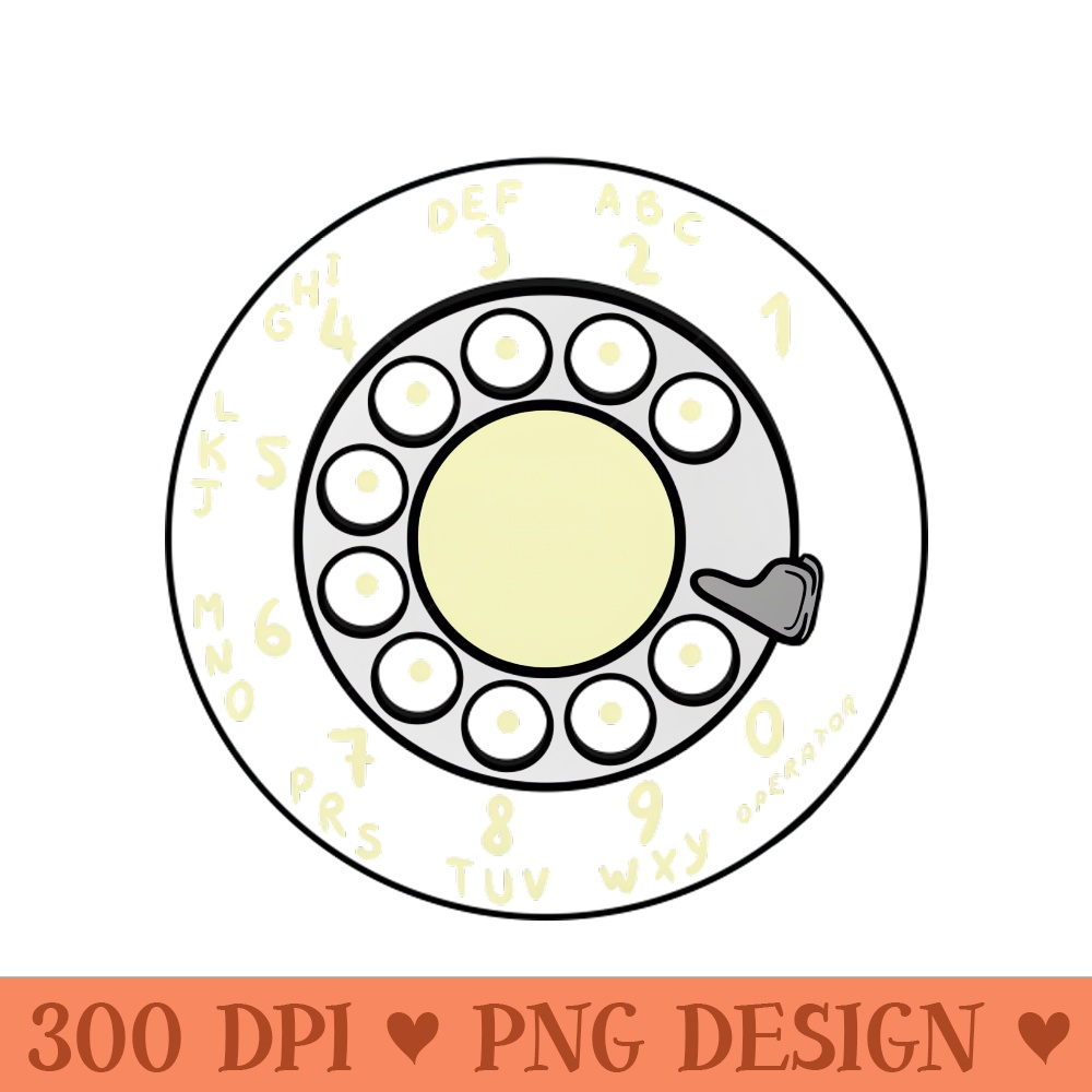 Rotary Dial - - High Quality 300 DPI