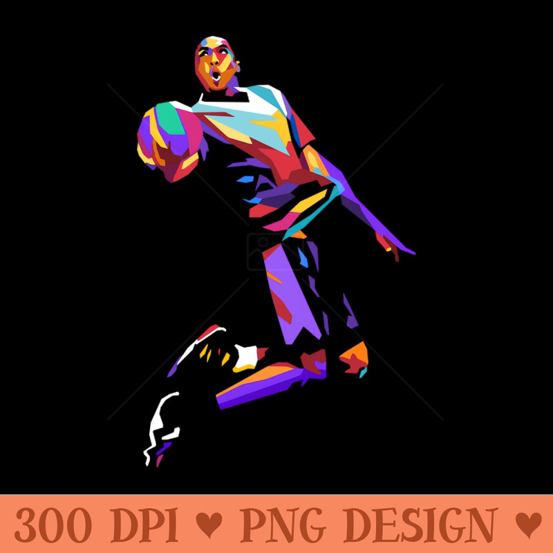 Basketball Pop Art - Downloadable PNG - Flexibility
