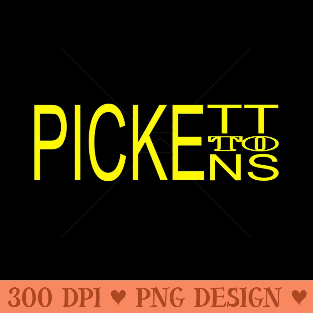 Pickett to Pickens - Digital PNG Art - Unique