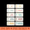 Numbers Educational Art in Muted Boho Rainbow Colors for Kids - Sublimation PNG - Convenience