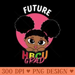 future hbcu grad history black college youth kids girl - premium png downloads