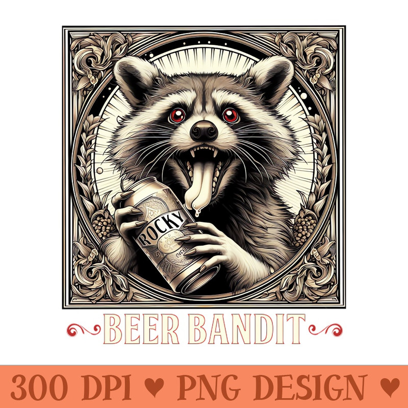 The Beer Bandit - Sublimation PNG - Customer Support