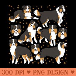 minature australian shepherd illustration - free png downloads