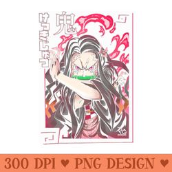 nezuko demon slayer - high-quality png download