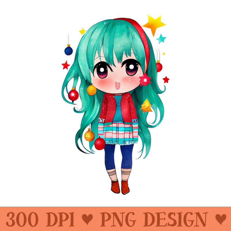 Christmas Girl - High-Quality PNG Download - High Quality 300 DPI