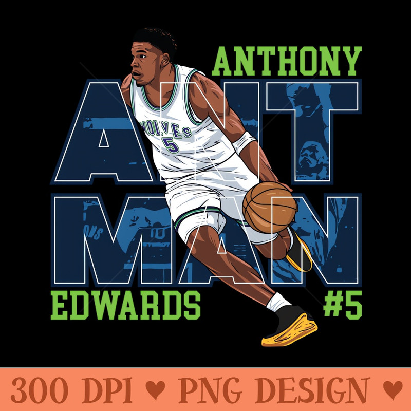 Anthony Edwards - Sublimation PNG Designs - Customer Support