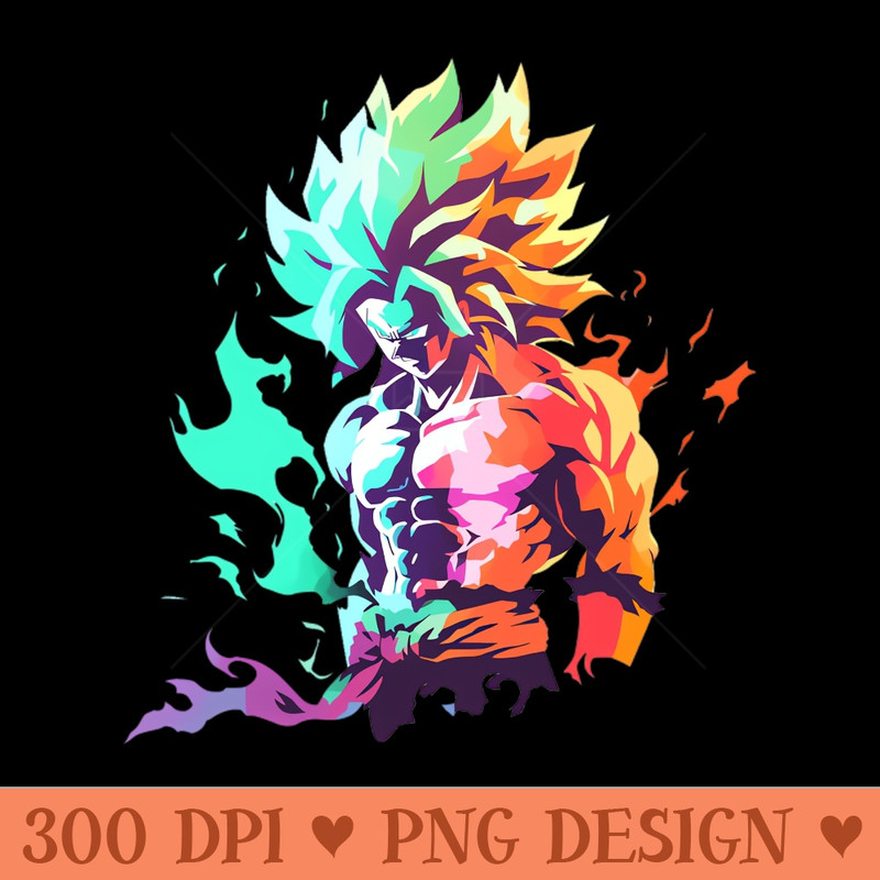 broly - PNG Downloadable Art - Flexibility