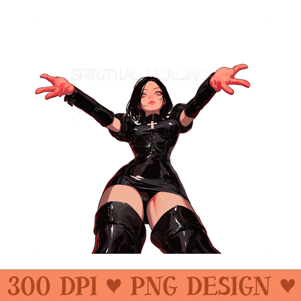 SPIRITUAL HEALING - Digital PNG Art - High Quality 300 DPI