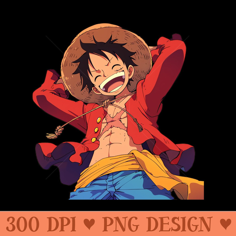Luffy - Digital PNG Graphics - Unique