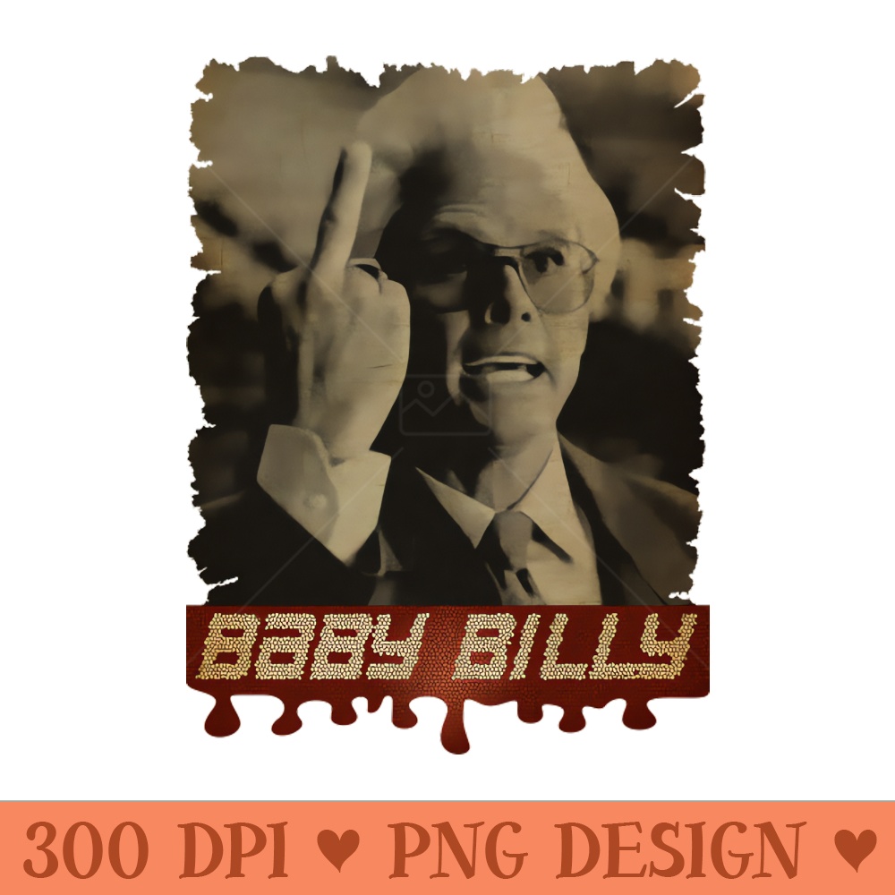 Baby billy Vintage - Instant PNG Download - Flexibility