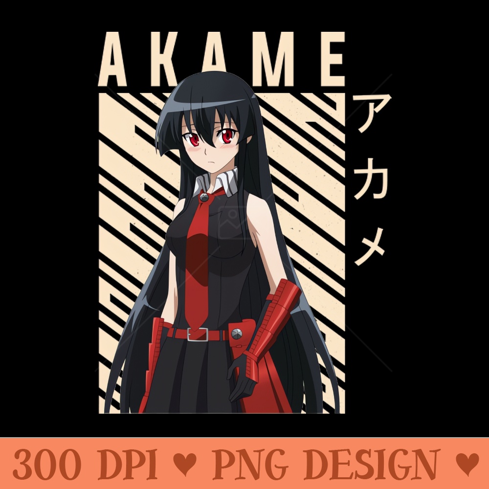 Akame Akame Ga Kill - Transparent PNG - Customer Support