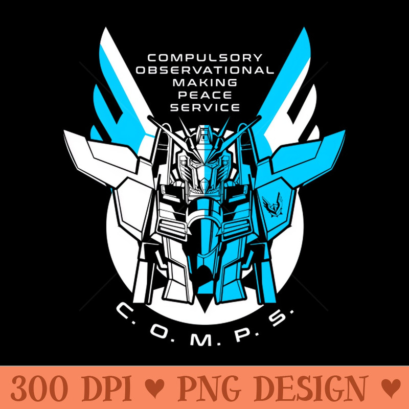 Rising Freedom Gundam - Sublimation PNG Designs - Convenience