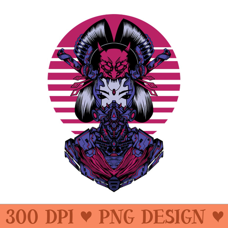 mechanical japanese girl - Sublimation PNG Designs - Customer Support