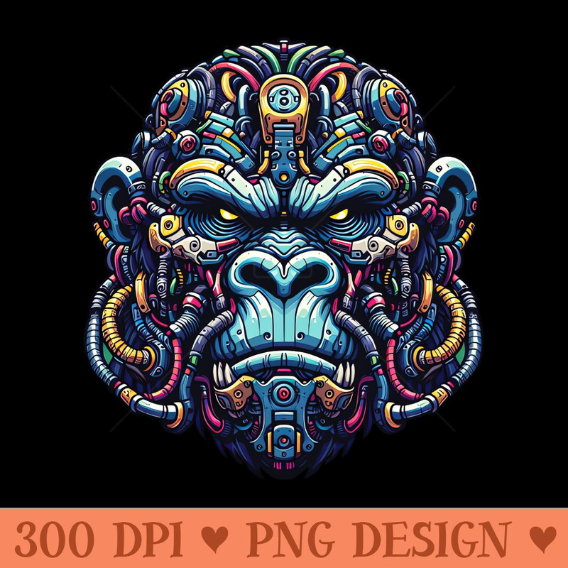 Mecha Apes S04 D03 - Transparent PNG - Professional Design