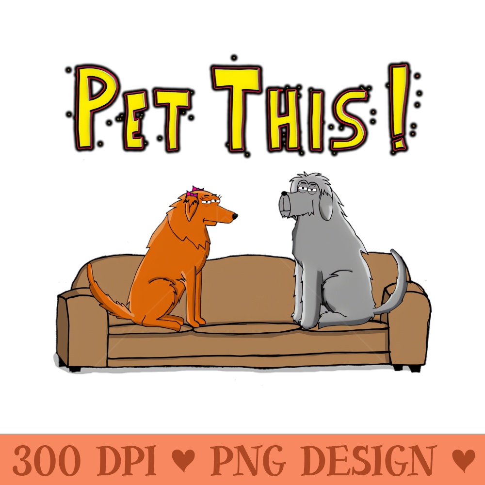 Pet This DeeLou Couch - PNG Download Library - High Quality 300 DPI
