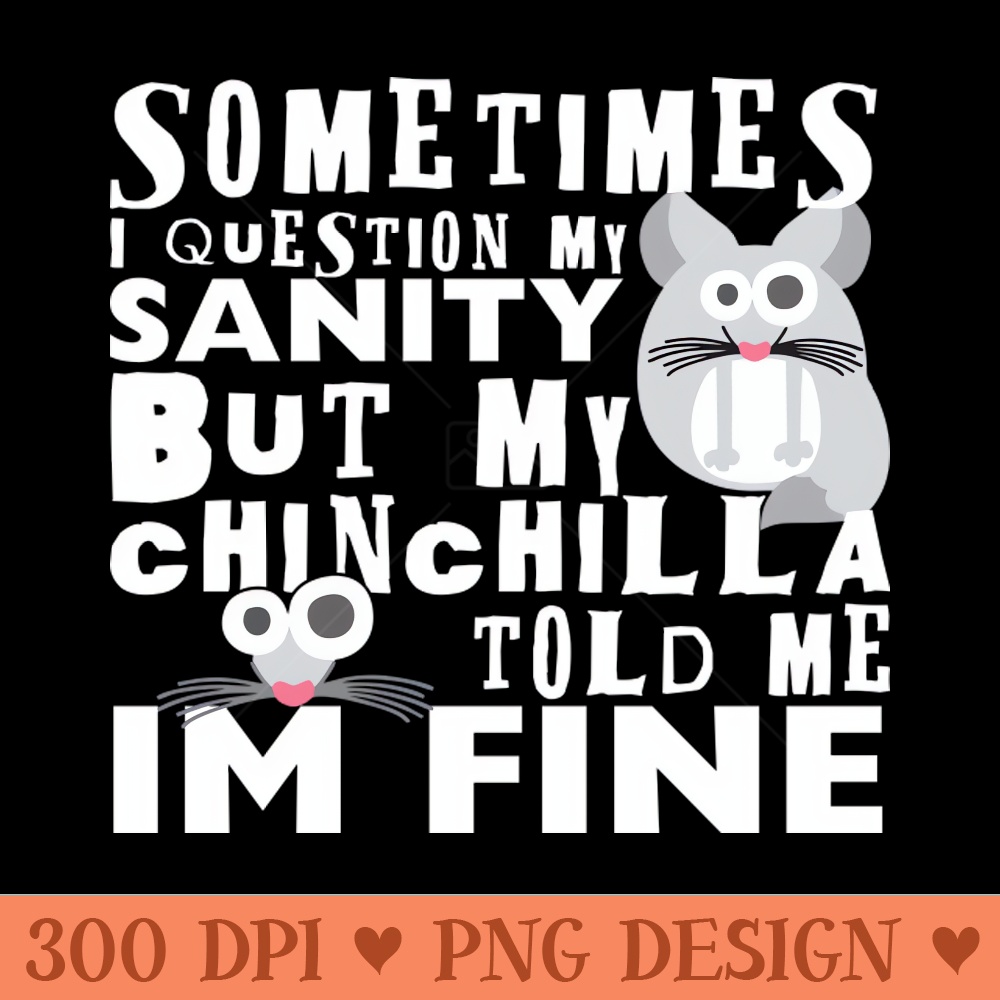 Crazy chinchilla - High-Quality PNG Download - Convenience