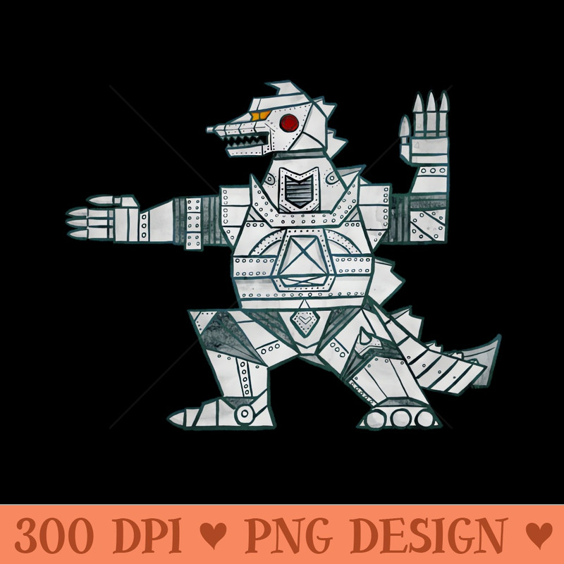 Mechagodzilla - Digital PNG Art - Customer Support