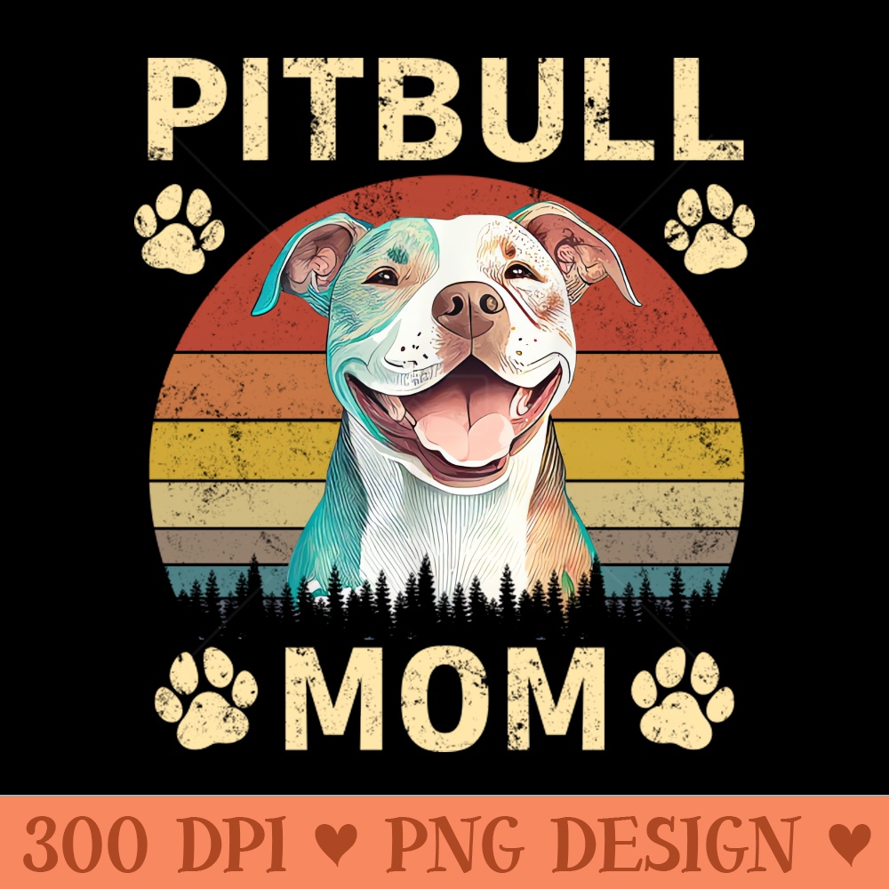 Pitbull Mom - PNG Clipart - Good Value