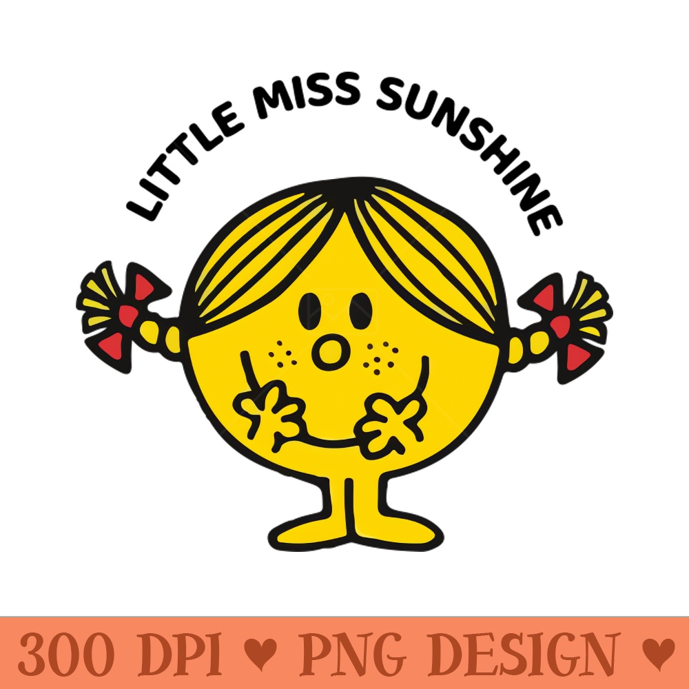 Little Miss Sunshine - PNG Illustrations - Unique