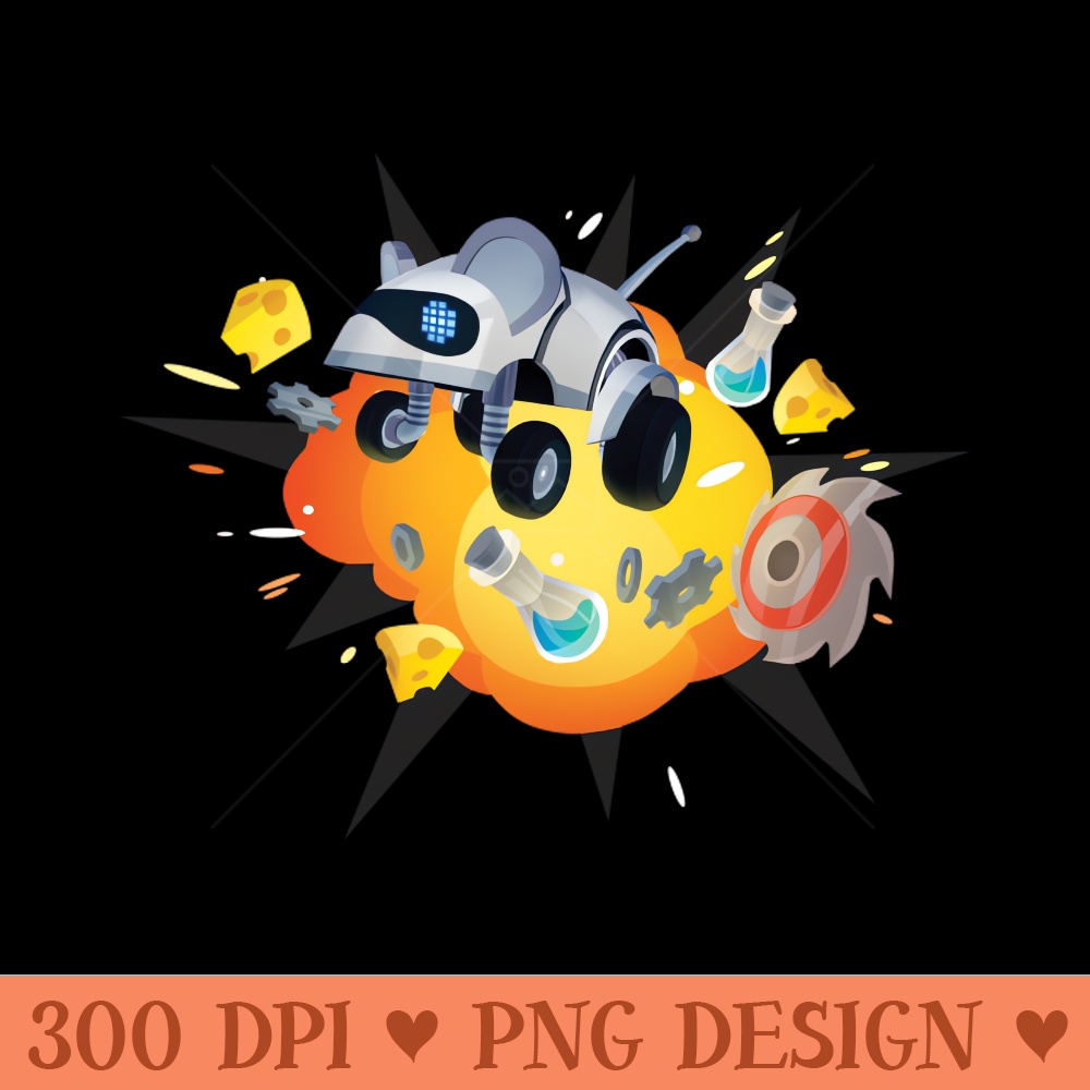 MouseBot Explosion - Vector PNG Download - Good Value