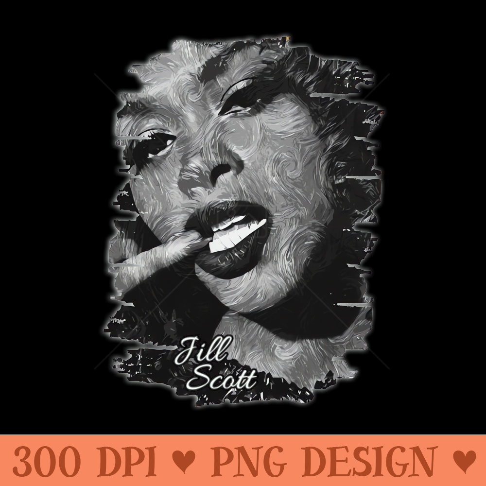 Jill Scott 80s - PNG Designs - Variety