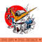 WING GUNDAM XXXG01W JAPANESE STYLE STREET KANJI - PNG Design Downloads - Unique