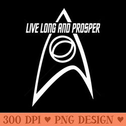 star trek live long and prosper 2.0 - digital png graphics