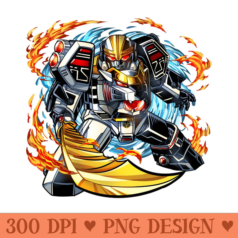 Albino Tiger Bot - Instant PNG Download - Professional Design