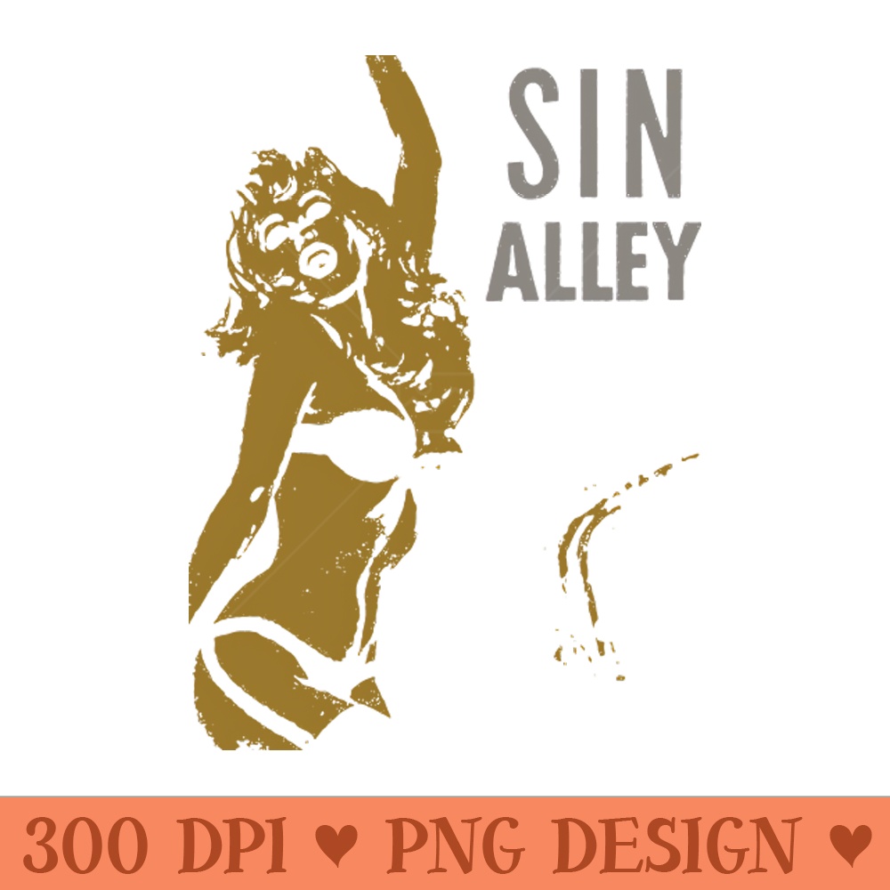 sin Alley t shirt garage punk 60s psych back from the grave - PNG Design Downloads - Variety