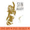sin Alley t shirt garage punk 60s psych back from the grave - PNG Design Downloads - Variety