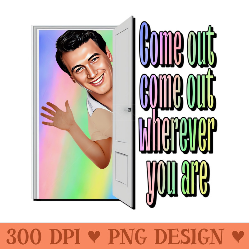 Rock Hudson Gay Pride - Download PNG Graphics - Good Value