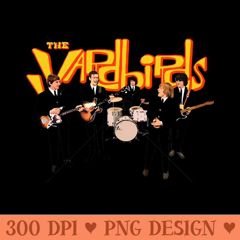 Play music With The Yardbirds - PNG Printables - Variety