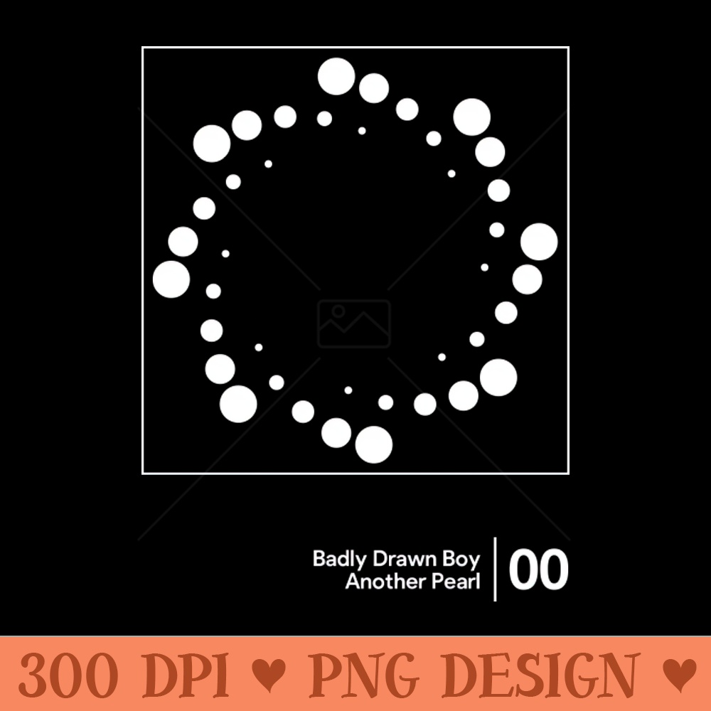 Badly Drawn Boy Original Minimalist Graphic Artwork Design - PNG Download Bundle - High Quality 300 DPI
