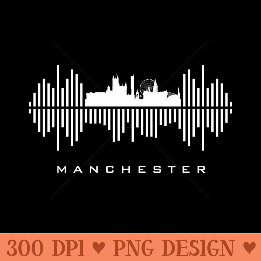 Manchester City Soundwave - Digital PNG Graphics - Good Value