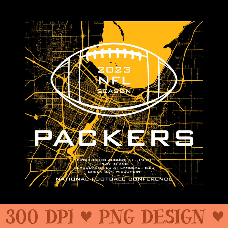 PACKERS - PNG Designs - High Quality 300 DPI