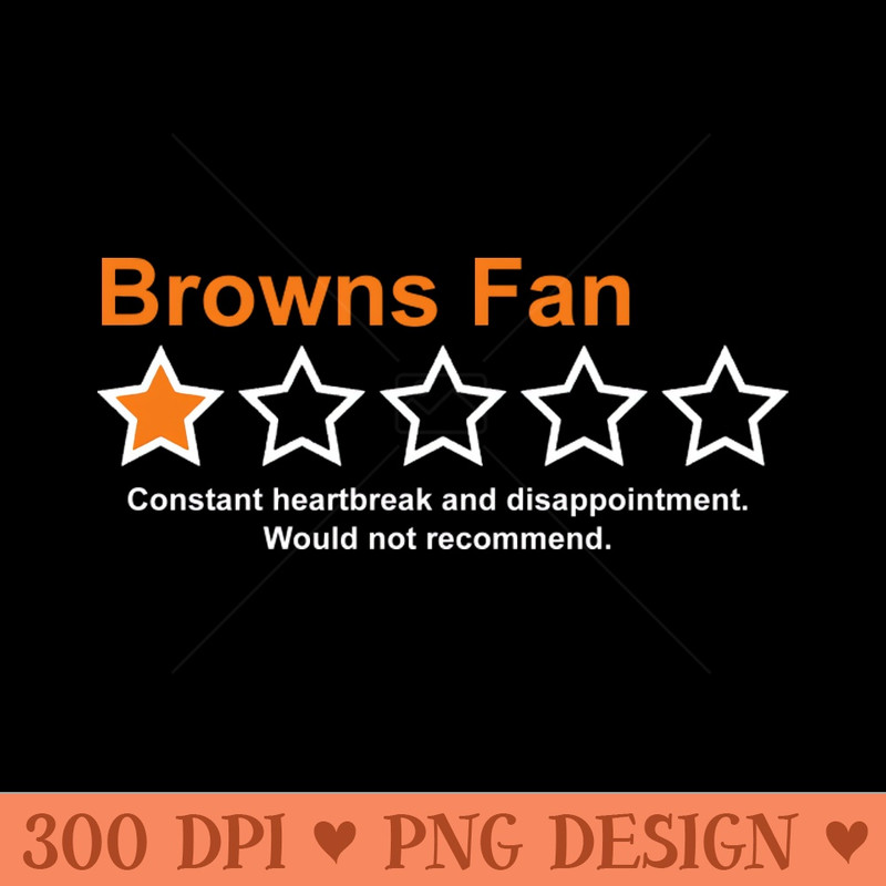 Browns Fan - Sublimation PNG Designs - Unique