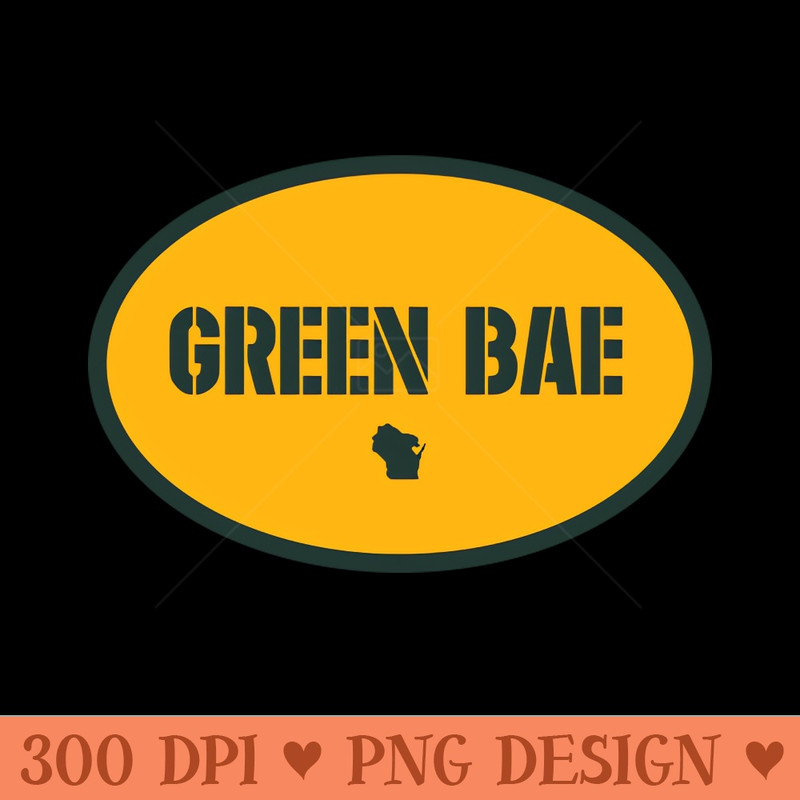 Green Bae, WI II - PNG Illustrations - High Quality 300 DPI