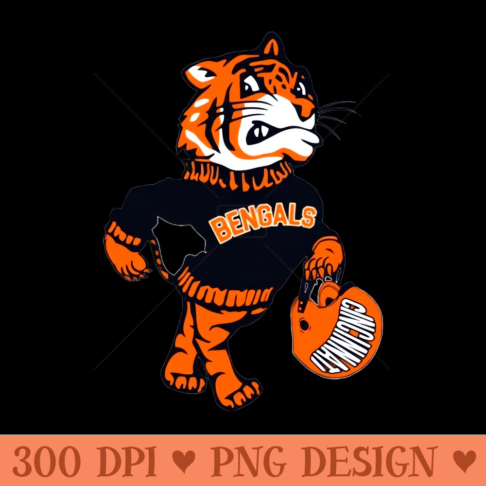 Cincinnati Bengals - PNG Printables - High Quality 300 DPI