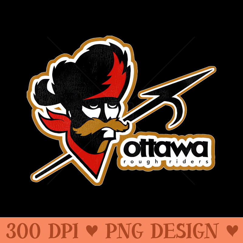 Defunct Ottawa Rough Riders Football - PNG File Download - Good Value