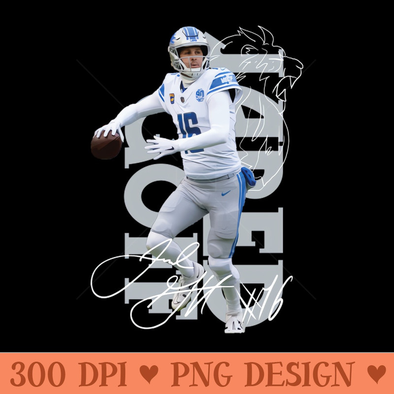 Jared Goff - PNG Clipart - High Quality 300 DPI