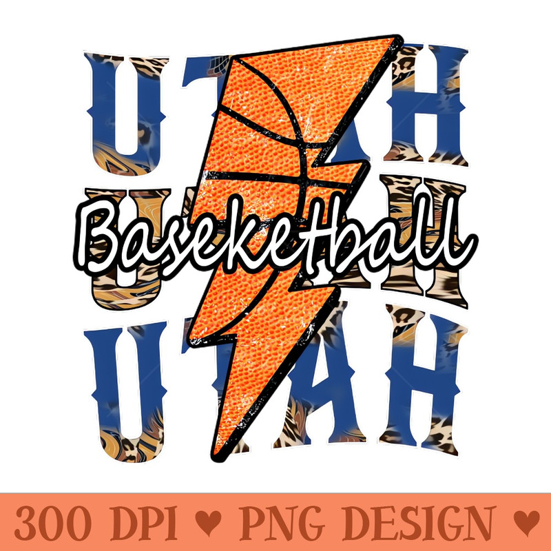 Graphic Basketball Utah Proud Name Vintage - PNG Download Website - Flexibility