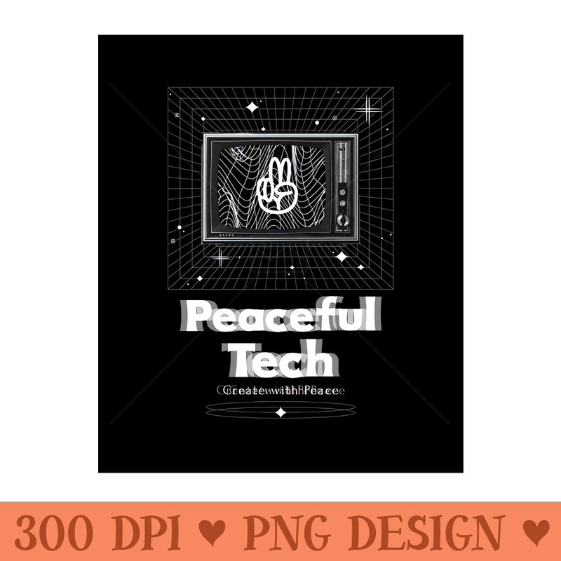 Peaceful Tech - Download PNG Graphics - Good Value