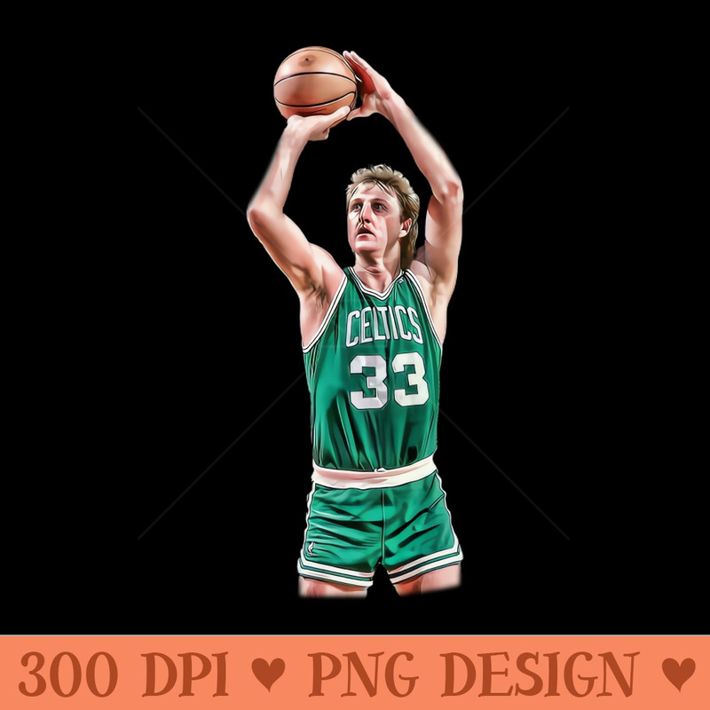 Larry Bird Dunk - PNG Graphics - Good Value